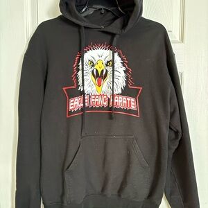 Kobra Kai Eagle Fang Karate Black Hoodie